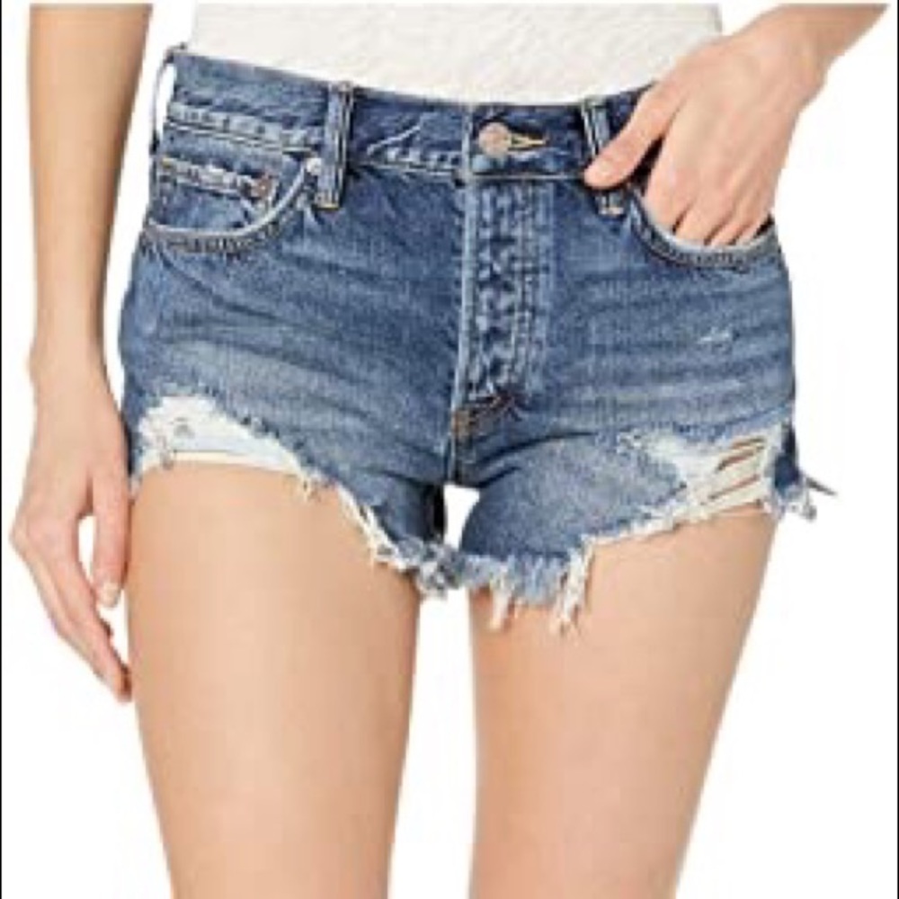Free people jean shorts